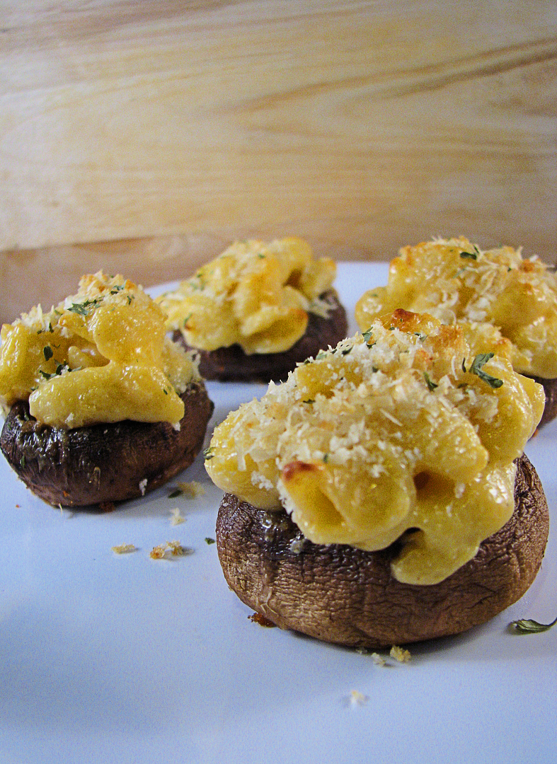 Macaroni and Cheese Stuffed Mushrooms Big Bear's Wife